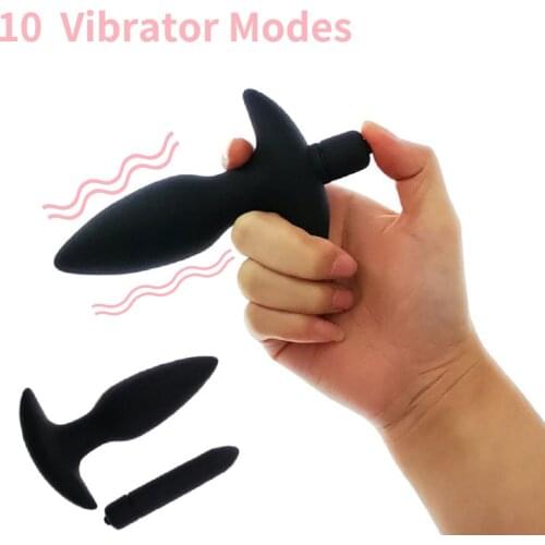 Vibrators Anal Butt Plug Vibrator Sex Toys Prostate Massager Adult Toy Sextoy Erotic Sexshop Buttplug For Men Women Male Sex