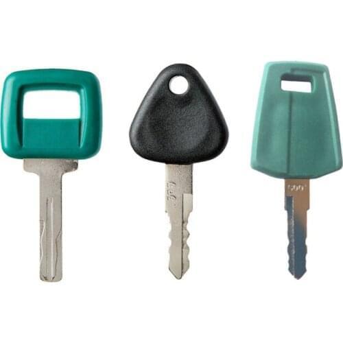 3) Heavy Equipment Ignition Keys For Volvo Excavator Loader Off Road Truck