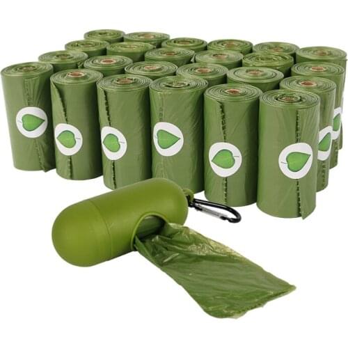 300 Dog Poop Bag EPI Biodegradable Pet Bag Eco-friendly Pet Poop Cleaning Bag With Pet Trash Box Compostable Poop Picking Bag