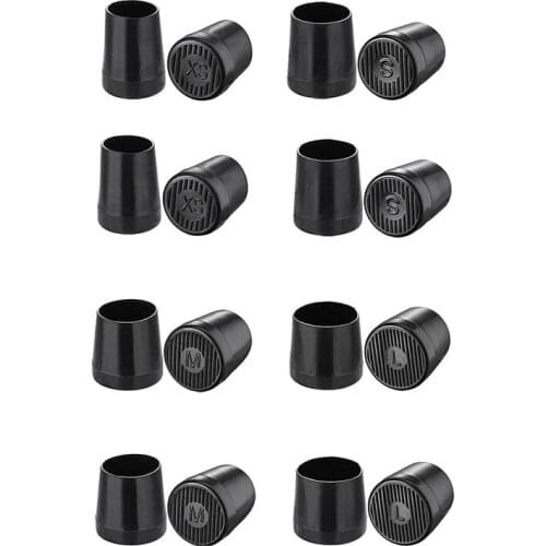 8 Pairs High Heel Protector Heel Repair Caps Covers, Extra Small, Small, Medium, Large, Black high heel protector