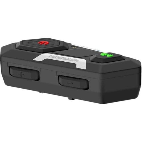 Wireless Motorcycle Intercom 1200M Bluetooth Headset for Helmet Soft Mic Easy To Install