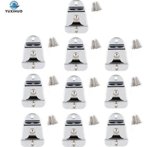 10x Radio Mic Microphone Hang Up Clip Holder for Motorola GM950 SM120 HMN3596 HMN3596A PMMN4090A Kenwood KMC-30 Handheld Speaker