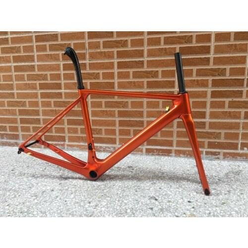 Taiwan Made T1000 Disc Brake Carbon Road Bike Frame:Frame+Seatpost+Fork+Clamp+Headset