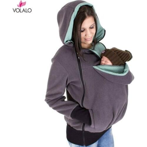 Exclusive Real Baby Wearing Carrier Hoodie Jacket Coat Sweatshirt Mother Babywearing Multifunction Kangaroo Clothes Plus Size