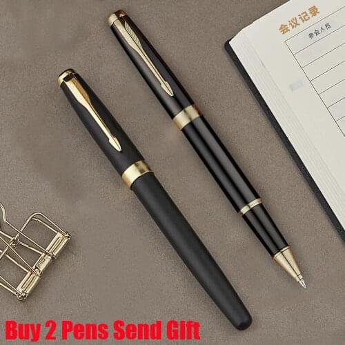 Classic Design Genuine Hero 1502 Metal Roller Ballpoint Pen Luxury Business Men Signature Writing Pen Buy 2 Pens Send Gift