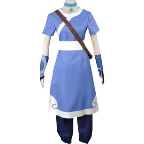 New Katara men Cosplay Costume Halloween cosplay women costumes custom made size 11
