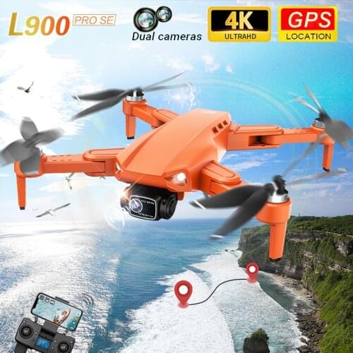 L900 PRO Drone 4K GPS Professional Dual HD Camera Brushless Motor 5G WIF FPV Foldable Quadcopter RC Distance 1200M VS SG906/Pro