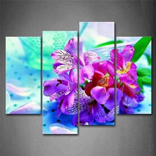 DIY triptych Diamond Embroidery Orchid stone Square Pattern Rhinestone Sets Diamond Painting Cross Stitch Wall Decor Needlework