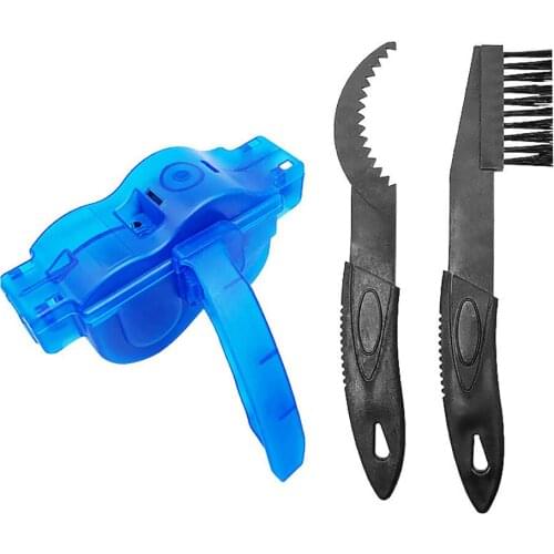 Bicycle Chain Cleaning Brush Tool Kit for Mountain Road Folding Bike Flywheel Gears Cleaner