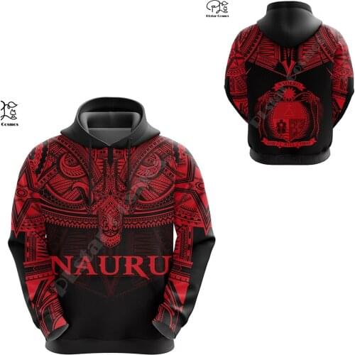 NewFashion Nauru Micronesia Island Country Flag Tribal Culture Retro Pullover 3DPrint Men/Women Autumn Colorful Funny Hoodies A7