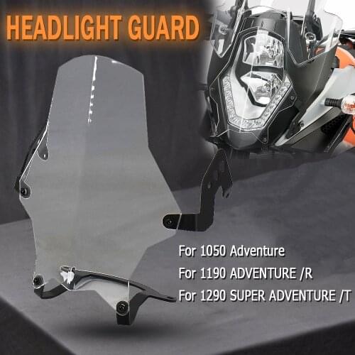 NEW Headlight Guard Lens Cover Protection Clear For 1050 Adventure ADVENTURE ADV 1190 Adventure / R 1290 Super Adventure / T