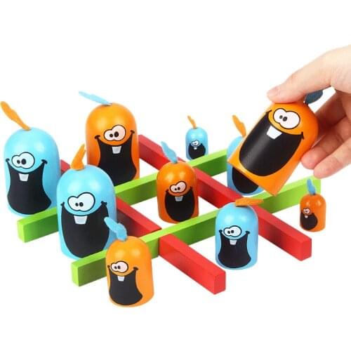 Skill Building Educational Toy Indoor Gobblet Gobblers Board Game Toy Indoor table Game Toy For Kids New Montessori Juguete