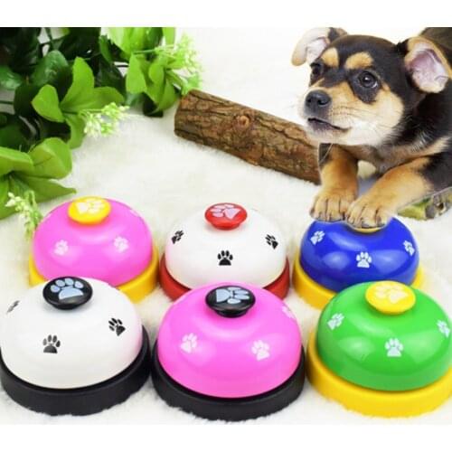 Creative Dog Training Bells Puppy Training Feeding Reminder Bell For Pet Dog Cat Food Feeder Call Bell Pet Educational Supplies
