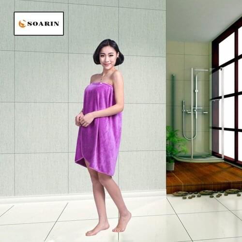 SOARIN Solid Quick-Dry Bath Towel Adults Toalhas De Banho 100% Polyester Toalha De Banho Adulto Travel Towel Soft Shower Towel