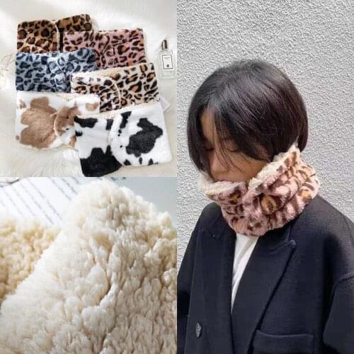 2020 Autumn and Winter New Leopard Print Cow Print Small Scarf Women All-Matching Comfortable Thick Warm Scarf Decoration