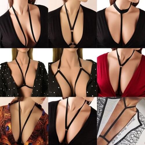 Punk Pentagram Sword Belt Sexy Ladies Women Body Harness Bra Chest Bondage Erotic Lingerie Bra Gothic Garter Belt Suspenders Top