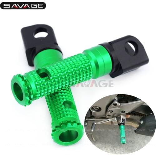 Footrest For KAWASAKI NINJA 300 250 R Z125 Pro Z 125 250 EX250R EX300R ZX-25R Motorcycle Accessories Rider Passenger Foot Pegs