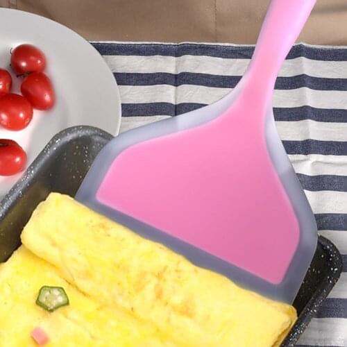 Silicone Cooking Utensils Spatula Beef Meat Egg Kitchen Wide Scraper Pizza Cooking Tools Shovel Non-stick Spatula