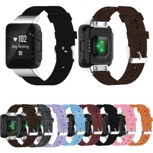 Replacement Nylon Strap Wristband Watch band For Garmin Forerunner 35 Wrist watchband bracelet for Forerunner30 smart watch part