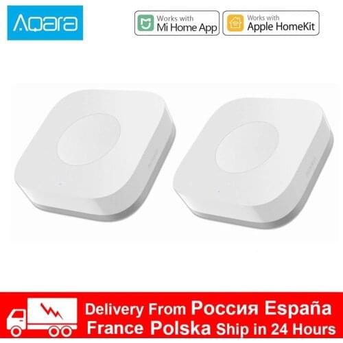 Xiaomi Aqara Sensor Smart Wireless Mini Switch Key Zigbee Connection Remote One Key Control Button Home Security Mihome Homekit