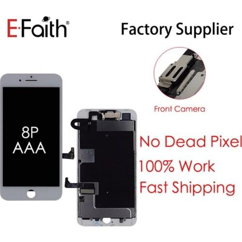 100 PCS Grade AAA Screen LCD For iPhone 8P 8Plus LCD Digitizer Full Set Assembly Replacement With 3D Touch Front Camera by DHL