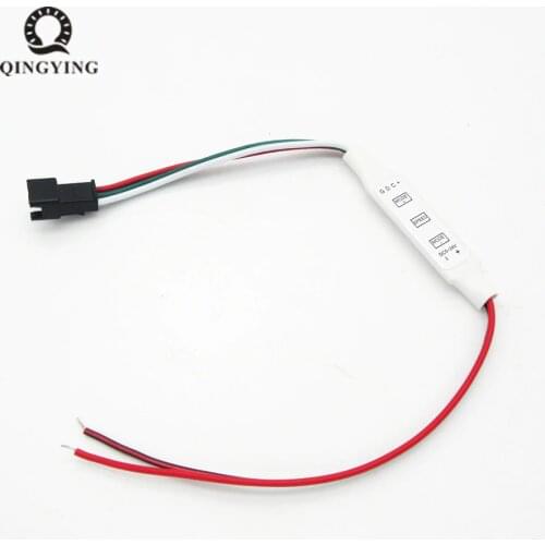1pcs-4pcs Mini 3Key Dream Color LED Controller DC 5V 12V 24V RGB Controler For WS2811 WS2812 WS2812B Full Color LED Strip Ribbon