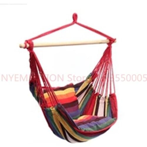 Hot selling portable outdoor cradle chair comfortable indoor household hammock chair dormitory leasure hanging chair 1pcs