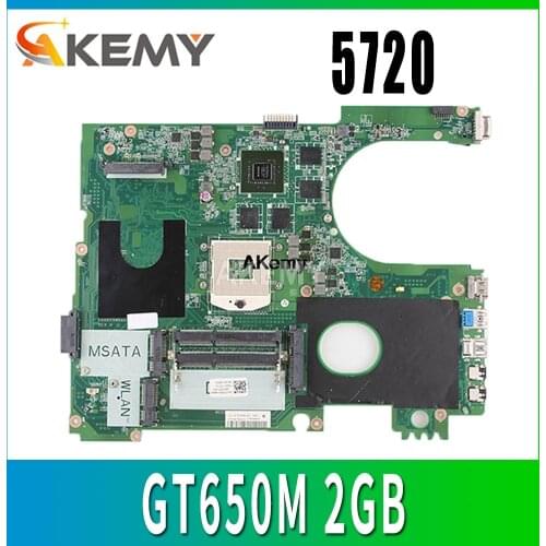 17R N7720 For DELL 5720 7720 motherboard CN-072P0M 072P0M motherboard DA0R09MB6H1 DA0R09MB6H3 2D GT650M 2GB work 100