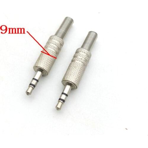 3.5mm Stereo Male Solder Metal Connector Plug adapter