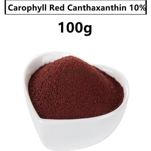 Carophyll Red canthaxanthin 10% Chicken Feed Additives Duck Feed Additives Fish Feed Additives Animal Feed Additives 100g