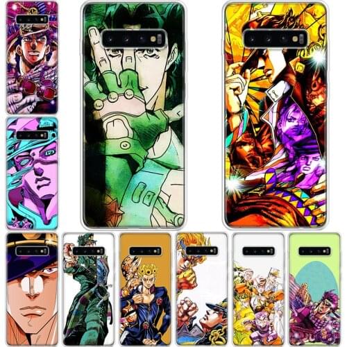 JoJo.s Bizarre Adventure JoJo Anime Phone Case For Samsung Galaxy Note 20 10 9 8 S8 S9 S10 S10E S20 S21 Ultra J4 J6 Plus Lite Co