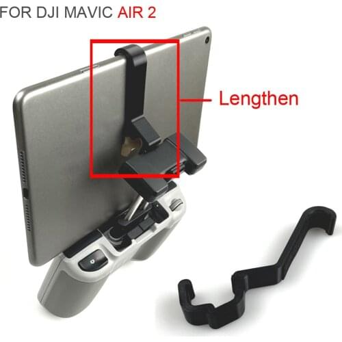 Drone Remote Control Tablet Extended Bracket Mount Transmitter Tablet Clip Holder Stand Cradle for DJI Mavic Air 2 Accessories