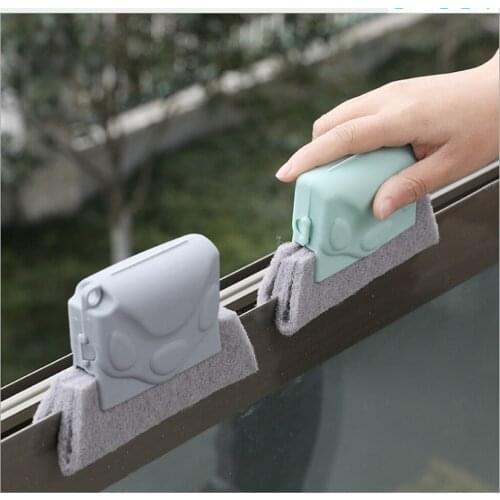 Household Window Sill Groove Cleaning Brush Creative Window Gap Door Falling Dead Corner Cleaning Tool