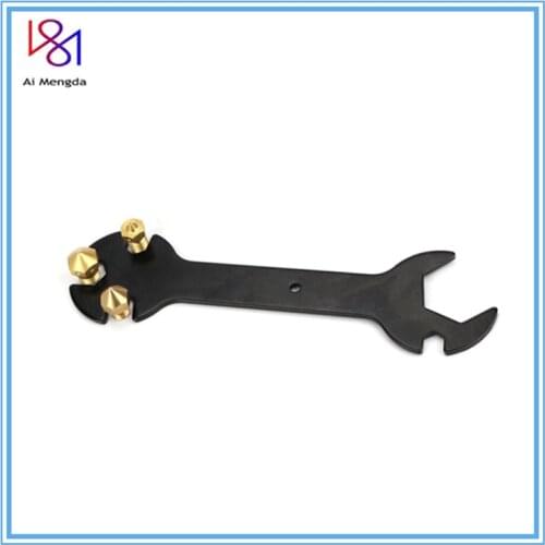 3D Printer Parts Tool Multifunction Wrenc 5 IN 1 Wrench Stay 5.7mm to 20.2mm Steel Spanner Spanner For E3D MK8 MK10 Nozzle