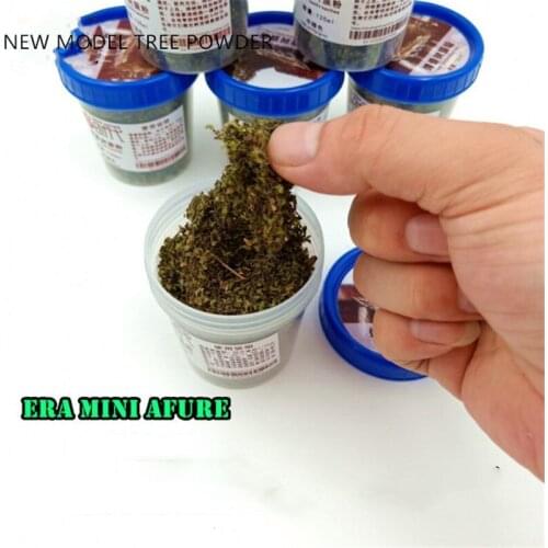 Simulation tree powder scene platform model tree sand table building model diy handmade material for ho train layout