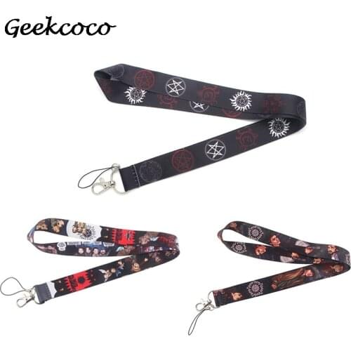 J2079 Fashion TV Show Cartoon Necklack Lanyard Key Gym Strap Multifunction Mobile Phone Decoration