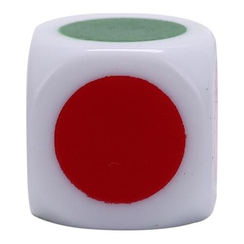 HOT!! White Color Board Game Six Sided Family Party Funny Table Dices Games Educational Toys