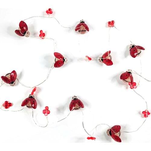 Hot Popular Honey Bee Waterproof Easter Decorative Led Curtain Fairy Lights String Lights