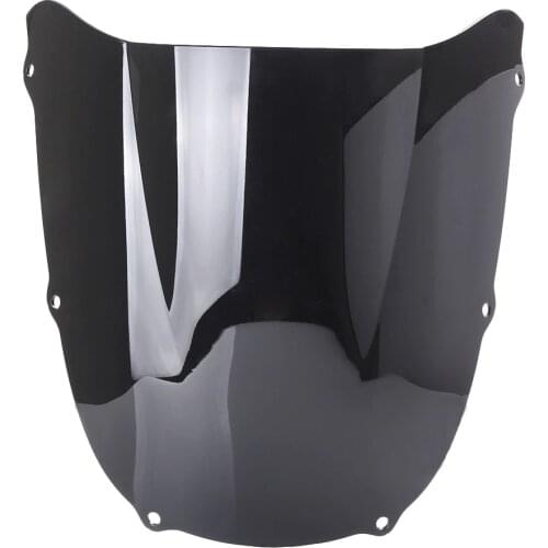 Motorcycle Double Bubble Windscreen Windshield For Kawasaki Ninja ZX6R ZX600G 1998 1999 ABS Plastic