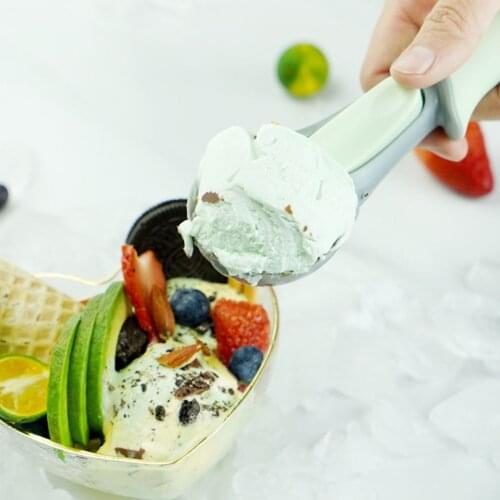 Ice Cream Fruits Scoop Nonstick Anti-Freeze Food grade Scooper Spoons with the Hung Hole Design