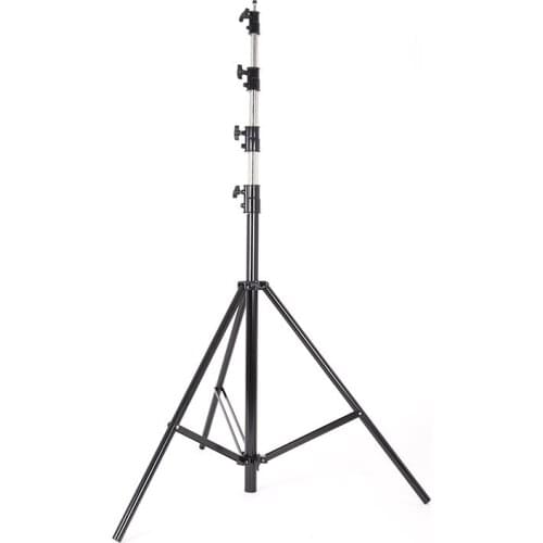 Ls380 Stainless Steel Heavy duty Lamp Holder Movable Telescopic Lifting Lamp Holder light stand