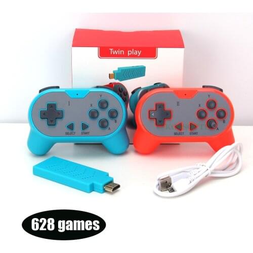 Mini Game Console HD TV Video Game Console NES Game Console Built-in 628 Games Support Double HDMI Output