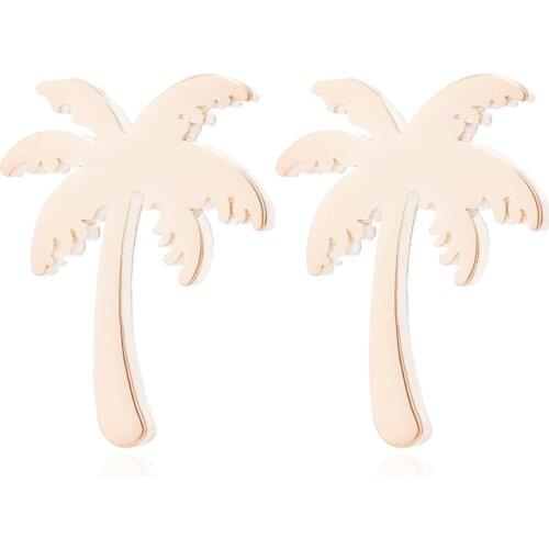 Fashion Coconut Tree /Rabbit Ladies Earrings Handmade Hawaii Earring Jewelry Gift Girls Beach Earings Hypoallergenic Ear Pendant