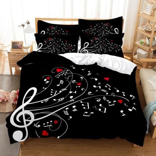 Bedding set duvet cover set 3d bedding digital printing bed linen queen size bedding set fashion design