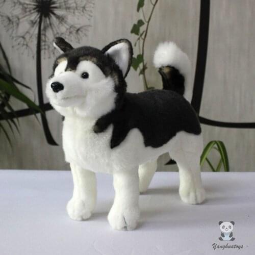 Soft stuffed plush animals toy dogs dolls nice Alaska dolls kids toys birthday gifts girlfriend good quality