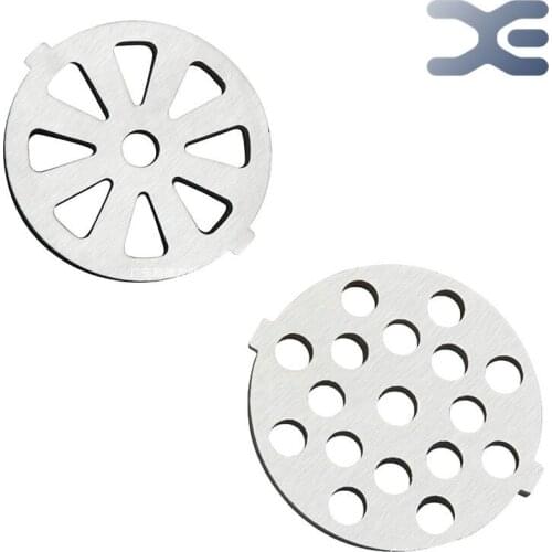 2Pcs SET Meat Grinder Parts For Panasonic Stainless Steel Acesorios Para Amoladora 4mm Thick 2Per Lot
