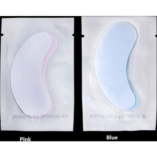 Hot 100pairs Eyelash Extension Paper Patches Grafted Eye Stickers Eyelash Under Eye Pads Eye Paper Patches Tips Sticker