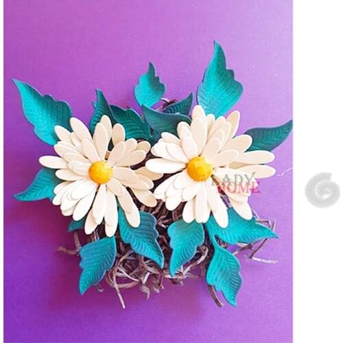 New Design Sun Flower Cutting Dies Stencils Scrapbooking Embossing DIY Crafts Paper Cards Album Decor Metal Dies Cut