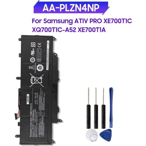Original Battery AA-PLZN4NP for Samsung ATIV PRO XE700T1C XQ700T1C-A52 XE700T1A Replacement Laptop Battery 6540mAh +tools