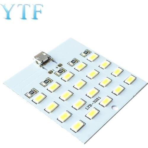 20 LED lamp beads lamp lighting panel USB mobile emergency lights spread light Night Light